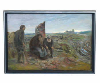 Autors - "Baumanis Arturs (1892-1975)", Glezna (Audekls, Eļļa), Latvija, 92.2x65.5 cm