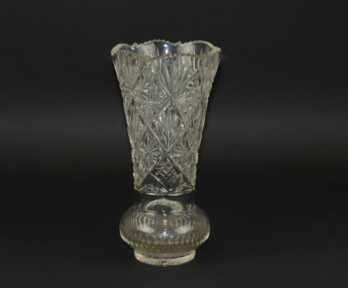 Large vase, Glass, Height: 27.5 cm
