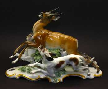 Figurine "Hunting", Porcelain, Author's work, Author - T. Kärner, "Rosenthal", Germany