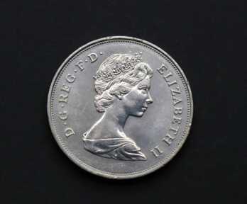 Монета "25 Пенсов. Свадьба Принца Чарльза и Леди Дианы", Великобритания