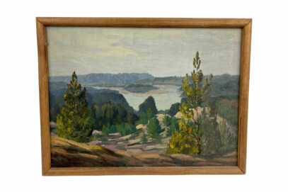Glezna (Presēts kartons, Eļļa), 52.2x39.2 cm