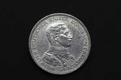 Монета "3 Марки", Серебро, 1914 год, Германская империя