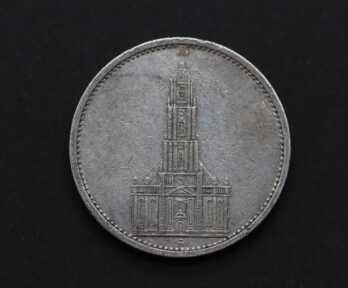 Monēta "5 Markas", Sudrabs, 1934. gads, Vācija
