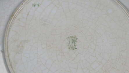 Decorative plate, Faience, J.K. Jessen manufactory, the 33-35ies of 20th cent., Riga (Latvia), Ø 25 cm