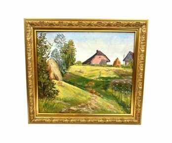 Autors - "Edgars Vinters" (1919 - 2014), Glezna (Kartons, Eļļa), Latvija, 37.5x33 cm