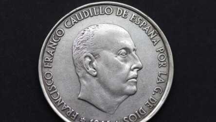 Монета "100 Песет", Серебро, 1966 год, Испания