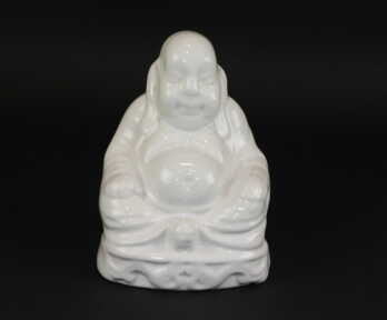 Figurine "Buddha", Porcelain, Height: 17.5 cm