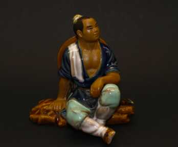 Figurine "Woodcutter", Ceramics, Height: 11 cm
