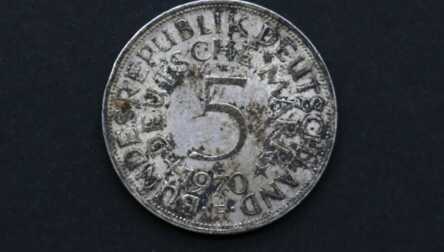 Coin "5 Marks", Silver, 1970, Germany