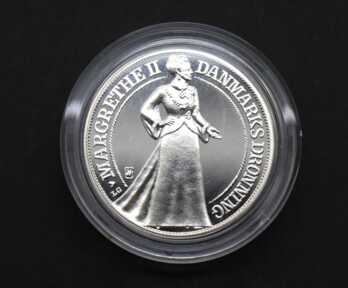 Monēta "200 Kronu", Sudrabs, 1997.gads, Dānija, Svars ar kapsulu: 42,12 Gr.