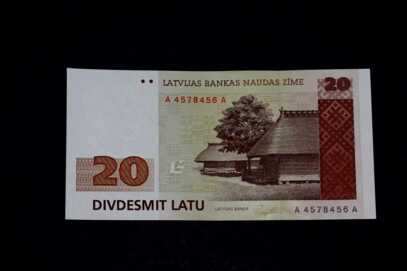 Banknote "20 Lats", 1992, Latvia