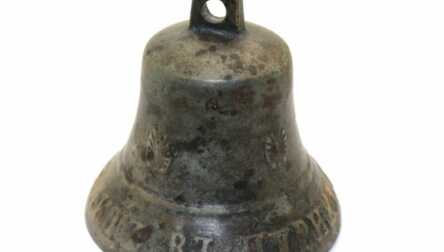 Bell "Troshin. This bell is cast in Purekh", Russian Empire, Weight: 278 Gr.