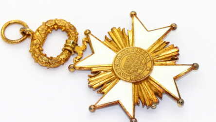 Komplekts 1.pakāpes Triju zvaigžņu ordeni Latvija, 20.gs. 90-ie gadi Mikāna Zeltkaļa darbnīca Kalvis