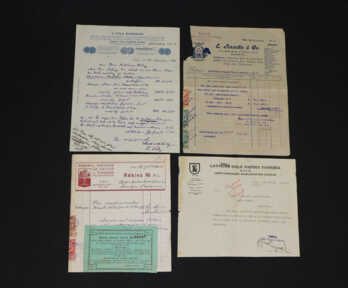 Разные документы (4 шт.), 1924, 1925, 1926, 1934 год, Латвия