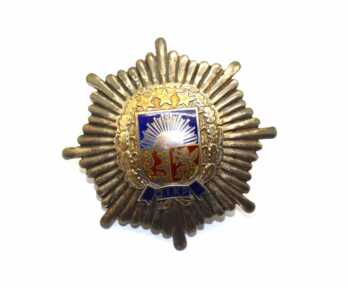 Badge "JIKP, Jēkabpils-Ilūkste district military administration", 20-30ies of 20th cent., Latvia 