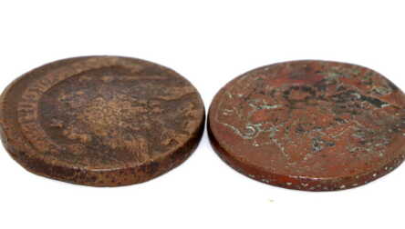 Monētas (2 gab) "5 Kapeikas", 1778, 1780. gads, XF, Krievijas impērija