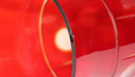Vāze, Krāsains stikls, Augstums: 27 cm
