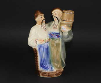 Figurine / Carafe "Cossacks", Porcelain, Height: 25 cm