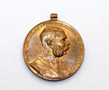 Medal "50 years of the reign of Franz Joseph", Austria-Hungary, Weight: 18.11 Gr.