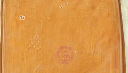 Cepumu trauks, Fajanss, "ZiK" - Konakova fajansa rūpnīca, 20 gs. 30-50tie gadi, PSRS, 33x26.3 cm
