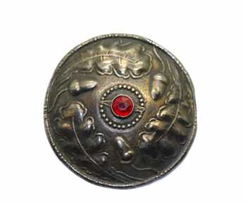 Sakta (Brooch), Silver, 875 Hallmark, Latvia, Weight: 16.03 Gr.