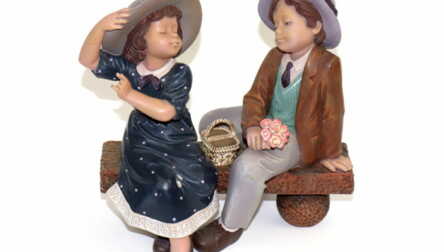 Liela statuete "Zēns un meitene", "Nadal", Spānija Augstums: 21 cm