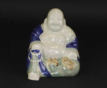 Figurine "Buddha", Porcelain, Height: 15.5 cm