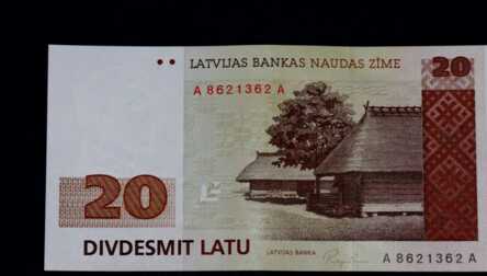 Banknote "20 Lats", 1992, Latvia