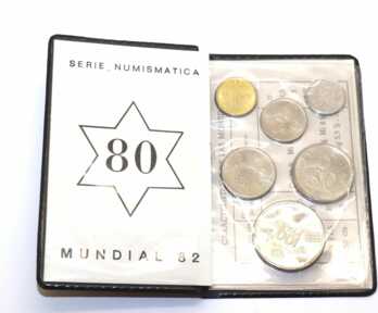 Monētu komplekts "Pasaules kauss - 82", Spānija