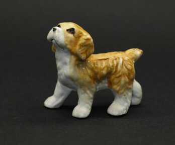 Figurine "Dog", Porcelain, Height: 5.5 cm