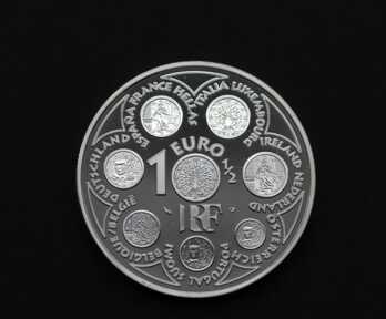 Монета "1½ Евро", Серебро, 2002 год, Франция
