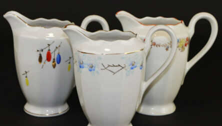 Cream jugs "Rubenss", Porcelain, Riga porcelain factory / Riga porcelain-faience factory