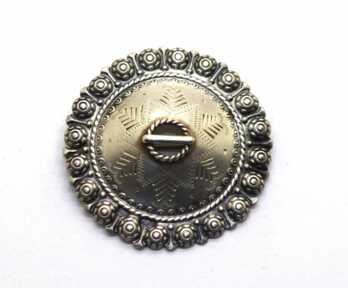 Sakta (Brooch), Silver, 875 Hallmark, Mark - "KK6", Latvia, Weight: 7.34 Gr.