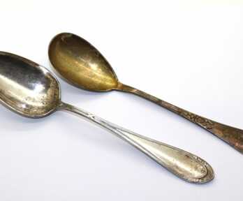 Spoons (2 pcs.), Silver, 875 Hallmark, Weight: 103.46 Gr.