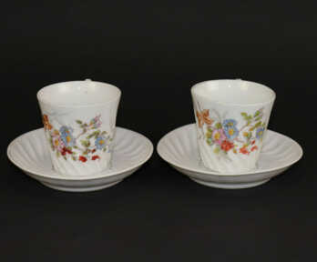 Coffee pairs, Porcelain, Partnership of the fabric of M.C.Kuznetsov?, Russian empire