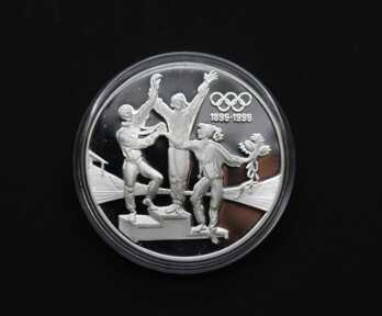 Монета "20 Долларов. 100 лет Олимпийским играм", Серебро, 1993 год, Австралия
