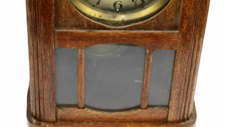 Wall clock "Gustav Becker", Germany, 26.6x45.5x14 cm