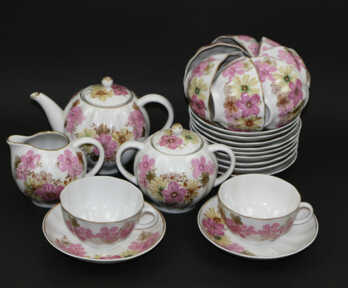 Tējas servīze, Porcelāns, LFZ - Lomonosava porcelāna rūpnīca, PSRS