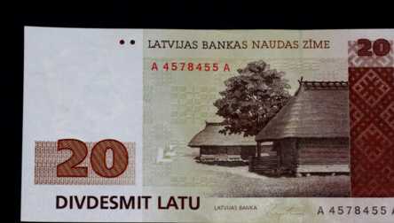 Banknote "20 Latu", 1992. gads, Latvija