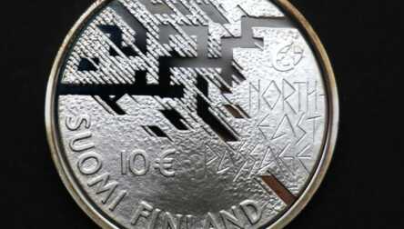 Монета "10 Евро", Серебро, 2007 год, Финляндия