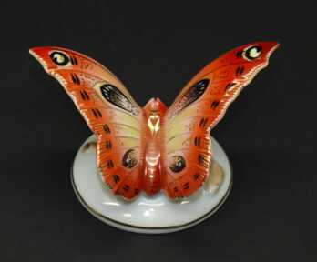 Figurine "Butterfly", Porcelain, GOLD MARK, Riga porcelain factory, Riga (Latvia)