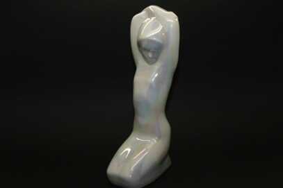 Figurine "Human Child", Porcelain, Riga porcelain factory, Molder - Rimma Pancehovskaya