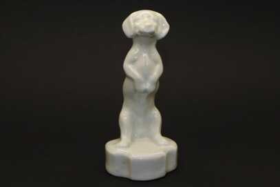 Figurine "Dog - Dachshund", Porcelain, Height: 11.5 cm