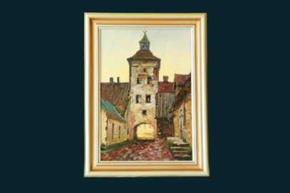 Glezna (Kartons, Eļļa), Latvija, 45x60 cm