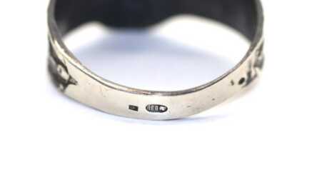 Ring, Silver, 830 Hallmark, Latvia, Size: 23.00, Weight: 8.65 Gr.