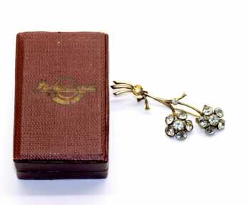 Brooch, Silver, 875 Hallmark, USSR, Weight: 4.48 Gr.