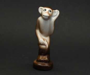 Figurine "Monkey", Porcelain, Molder - Antonina Pashkevich, Riga (Latvia)