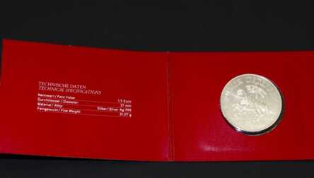 Монета "1.50 Евро",  Серебро, 999 Проба, 2019 год, Австрия