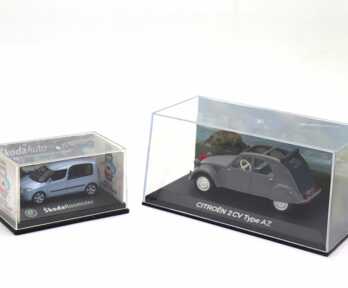 Car models (2 pcs.) "Citroen 2CV Type AZ", "Škoda Roomster"