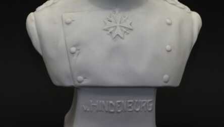 Figurine / Bust "Paul von Hindenburg", Biscuit, Height: 19.5 cm